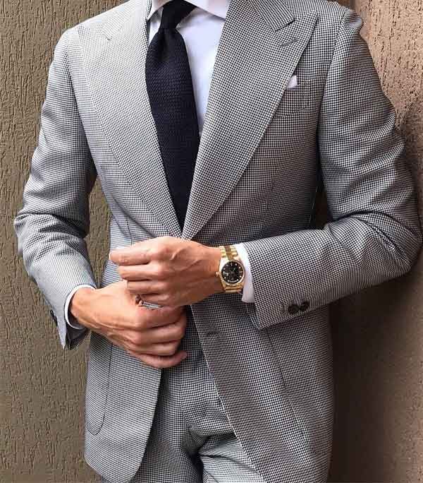 Grey Line Regular Fit